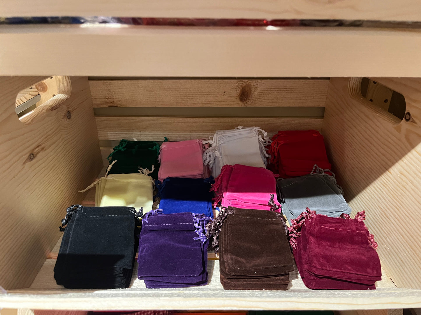 Bolsas de colores/Colored pouches
