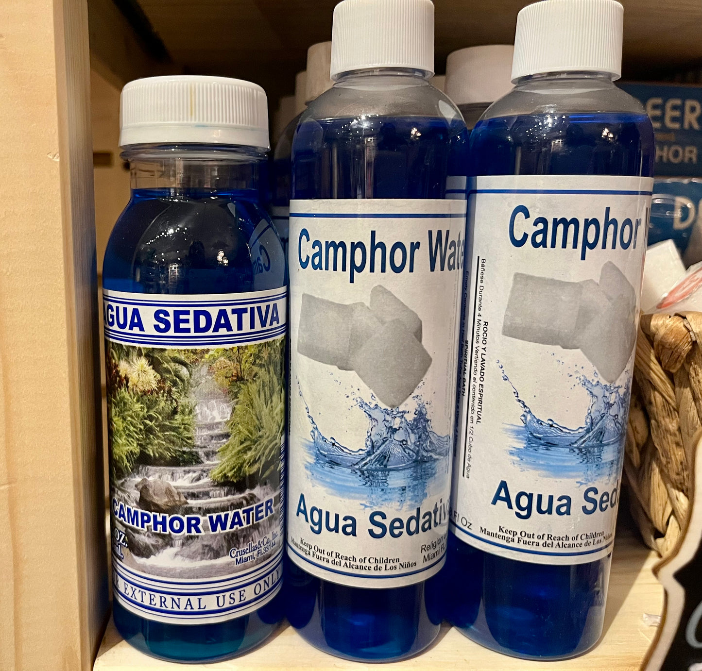 Camphor Agua/Agua Sedativa