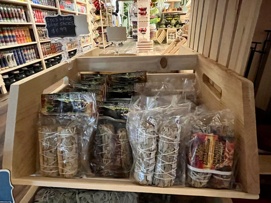 2 pcs white sage smudge sticks/ 2 pcs salvia blanca