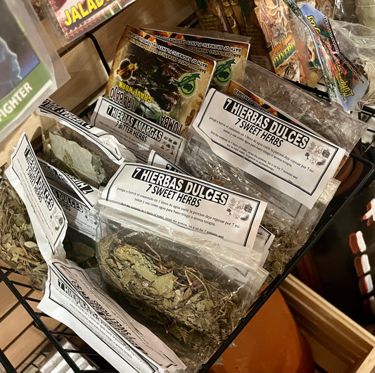 7 hierbas seca dulce o amargas/ 7 dried herbs sweet or bitter