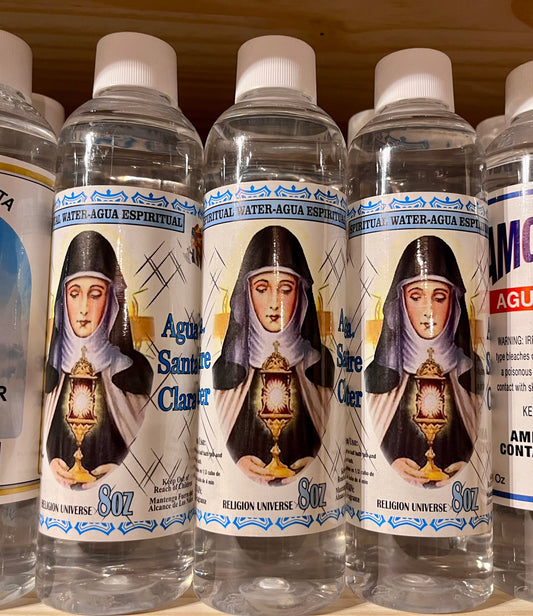 Agua Santa Clara/ Saint Claire water