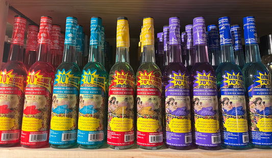 Florida water variety of fragrances/ Agua florida variedad de fragancias