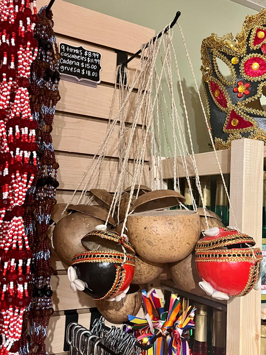 Guiro con tapa natural/ Plain guiro with top