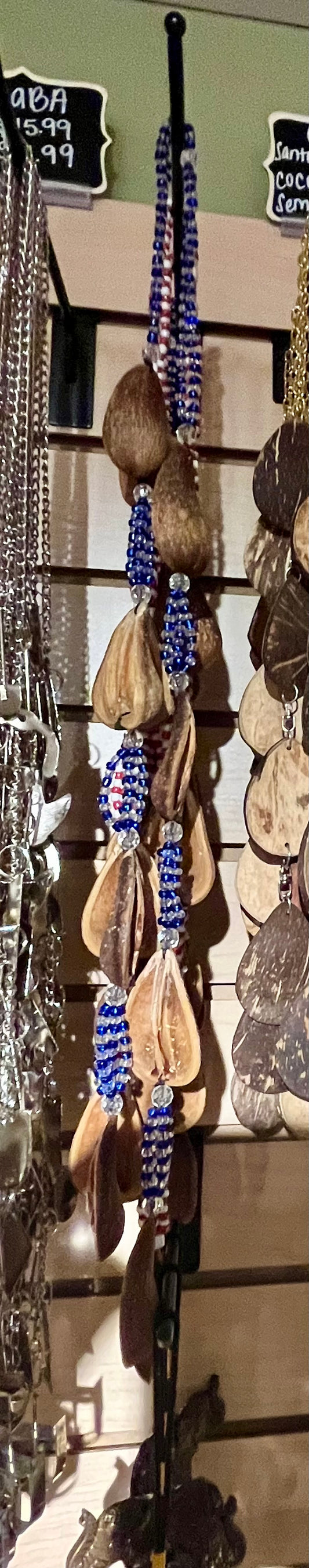 Opele con cuenta de santos/ Saint beaded chain