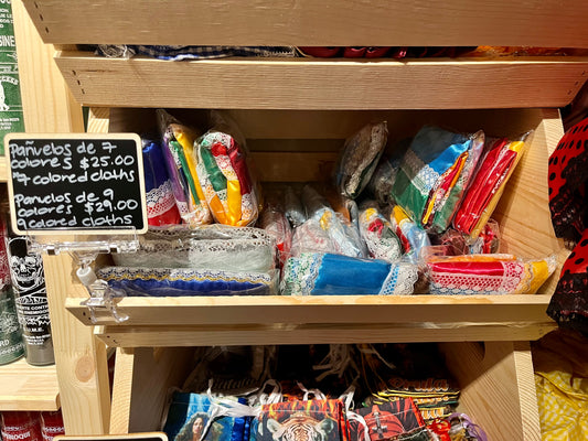 Panuelos de 9 colores/ 9 Colored cloths