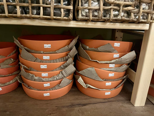 Plato de barro mediano/ Medium clay plate