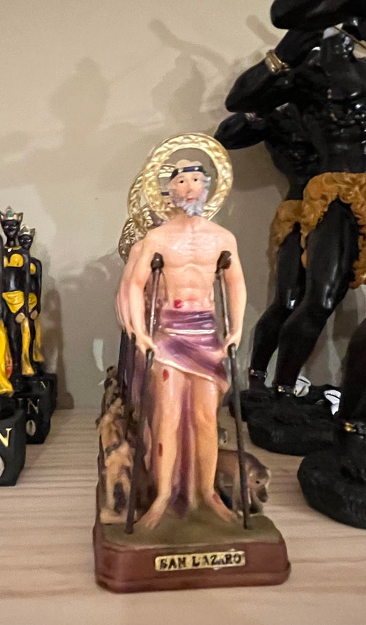 San Lazaro estatua 5''/ 5'' San Lazarus statue