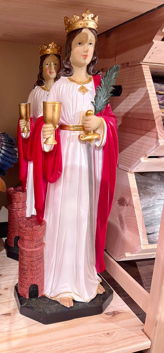 Santa Barbara 24''/ 24'' Saint Barbara