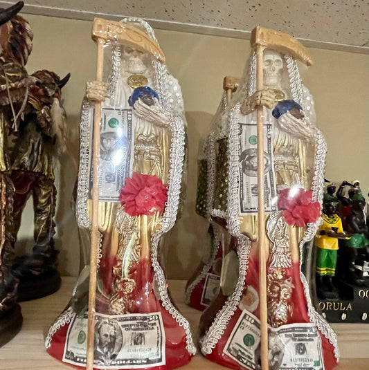 Santa Muerte estatua 12''/ 12'' Santa Muerte statue