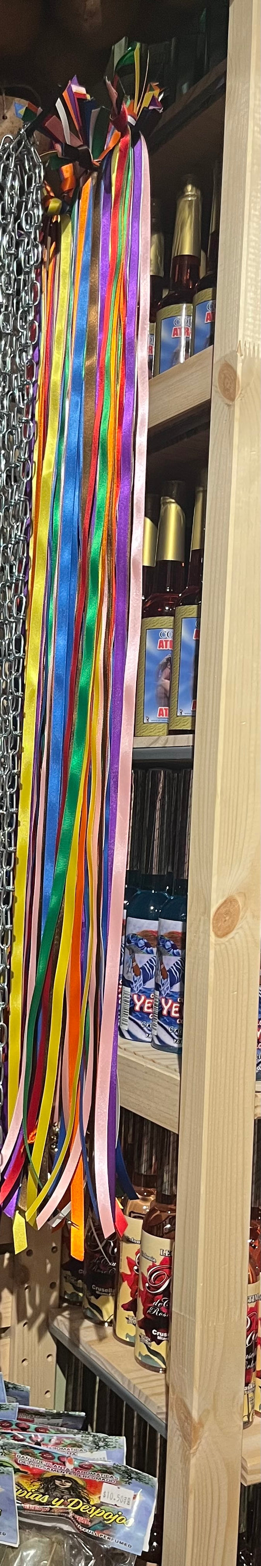 9 tiras de colores/ 9 colored ribbons