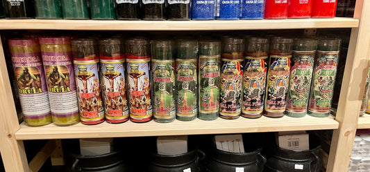 Velas aromaticas con oracion/ Scented candles with prayers