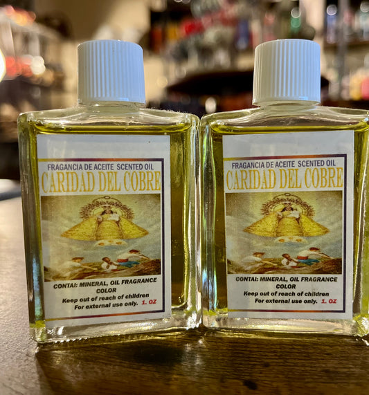 Aceite Caridad del Cobre/ Caridad del Cobre oil