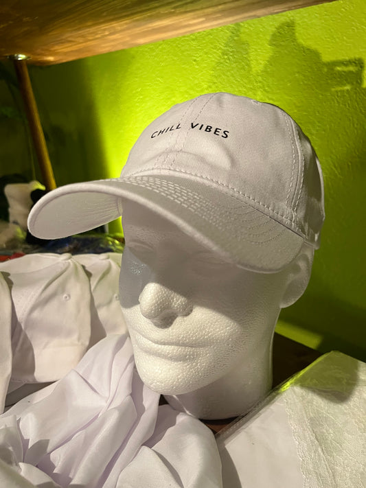 Chill vibes white cap/ Gorra chill vibes blanca