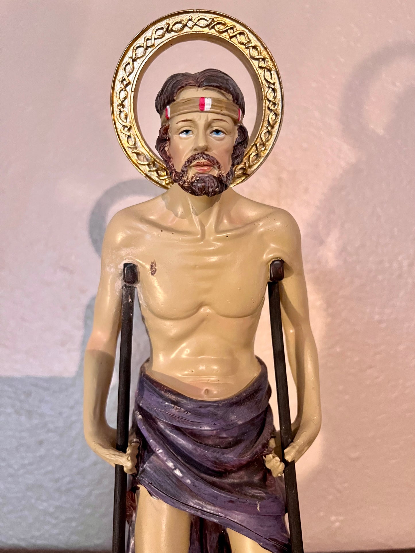 San Lazaro 12'' Estatua/ Saint Lazarus statue 12''