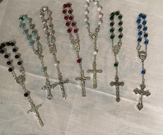 Car Rosaries/Rosarios para carro