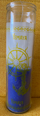 Yemaya candle/Vela de Yemaya